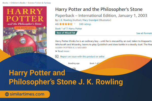 Books Similar to Harry Potter: Ultimate 10 Novels to Read Harry Potter and Philosopher’s Stone J. K. Rowling