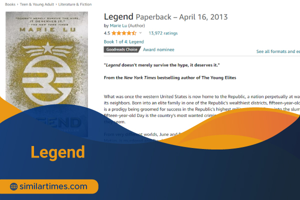 Books Similar To Hunger Games: Ultimate List of 20 Fascinating Novels Legend
