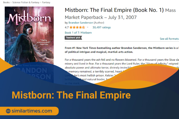 Books Similar To Hunger Games: Ultimate List of 20 Fascinating Novels Mistborn The Final Empire