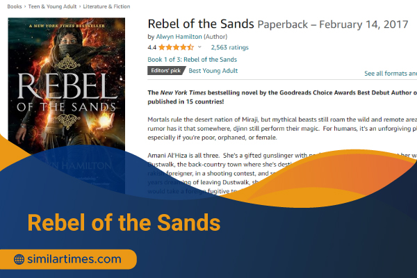 Books Similar To Hunger Games: Ultimate List of 20 Fascinating Novels Rebel of the Sands