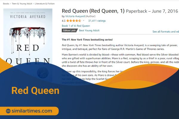 Books Similar To Hunger Games: Ultimate List of 20 Fascinating Novels Red Queen