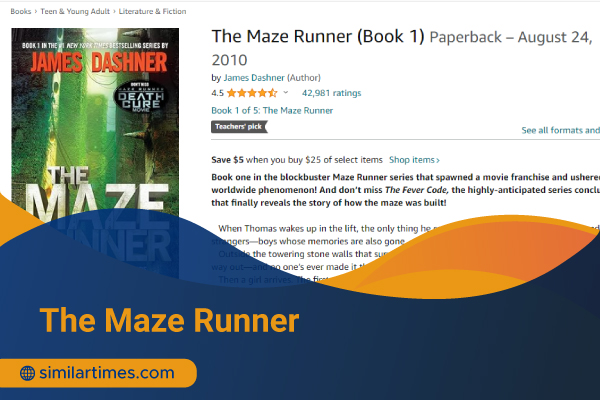 Books Similar To Hunger Games: Ultimate List of 20 Fascinating Novels The Maze Runner