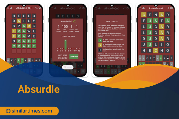 Games Similar to Wordle: Ultimate 10 Puzzle Activities Absurdle