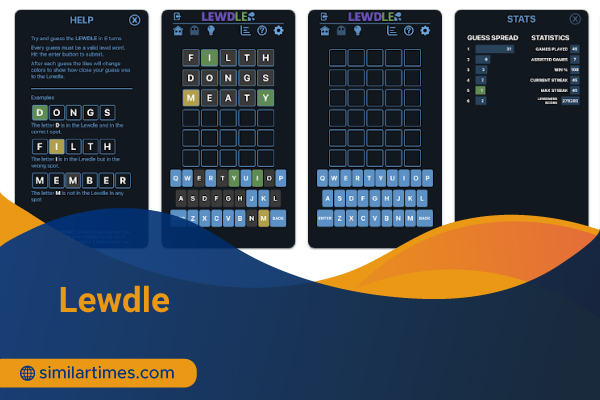 Games Similar to Wordle: Ultimate 10 Puzzle Activities Lewdle