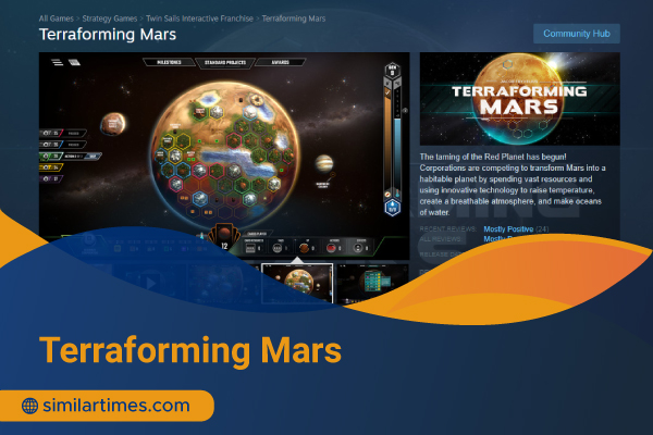 Games Similar to Catan: 10 Alternative Playing Activities Terraforming Mars