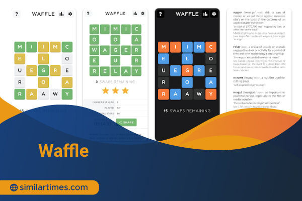 Games Similar to Wordle: Ultimate 10 Puzzle Activities Waffle