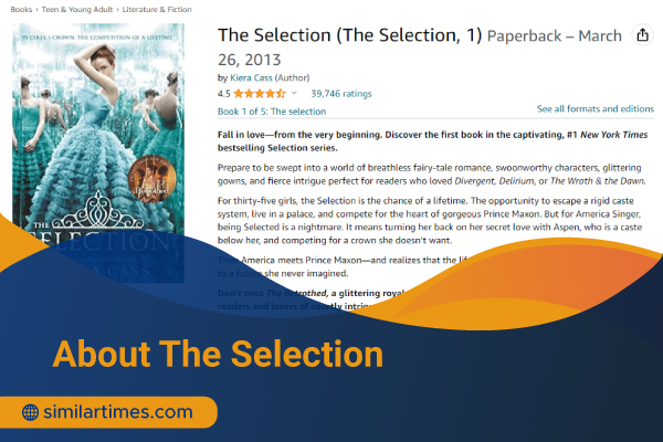 Books Similar to The Selection: 20 Must-Read Romantic Novels About The Selection