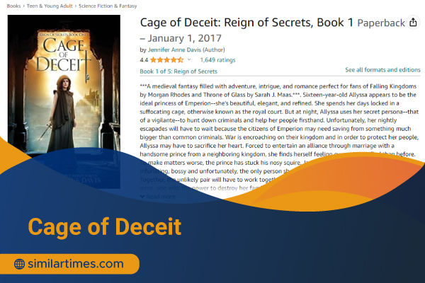 Books Similar to The Selection: 20 Must-Read Romantic Novels Cage of Deceit