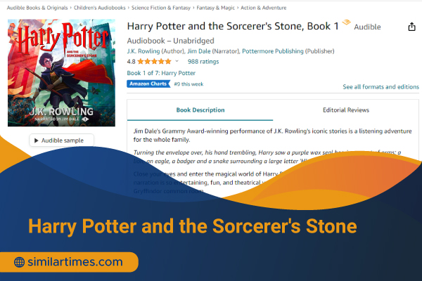 Books Similar to Fourth Wing: Top 20 Fantasy Novels Harry Potter and the Sorcerer's Stone