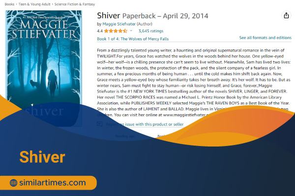 Books Similar to Twilight | Top 25 Superhit Fantasy Bestseller Shiver