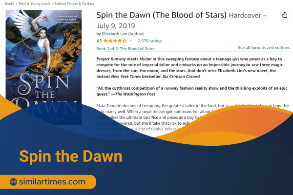 Books Similar to The Selection: 20 Must-Read Romantic Novels Spin the Dawn