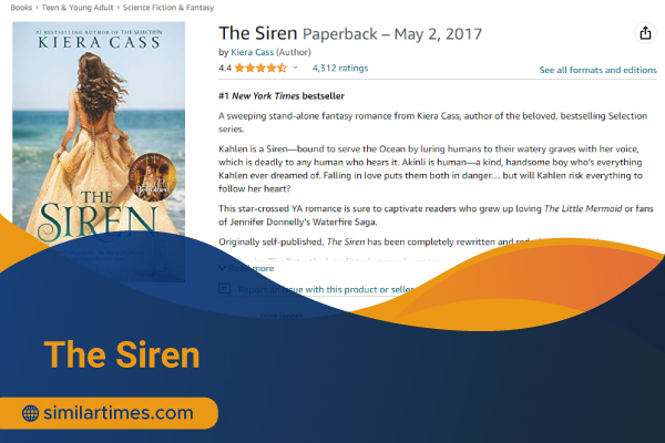 Books Similar to The Selection: 20 Must-Read Romantic Novels The Siren