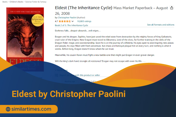 Books Similar to Eragon: Top 20 Fantasy Reviews to Read Eldest by Christopher Paolini