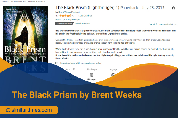 Books Similar to Eragon: Top 20 Fantasy Reviews to Read The Black Prism by Brent Weeks