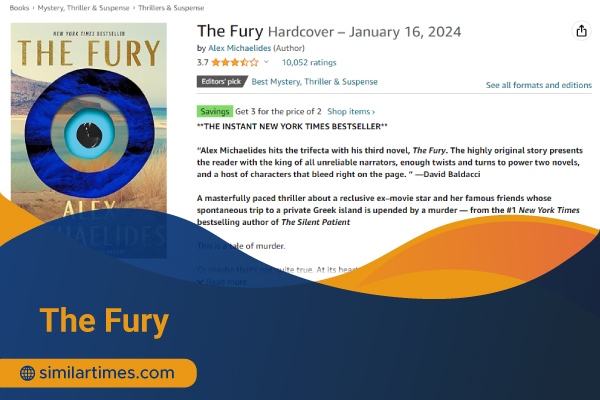 Books Similar to The Silent Patient: Top 20 Thriller Novels The Fury