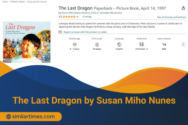 Books Similar to Eragon: Top 20 Fantasy Reviews to Read The Last Dragon by Susan Miho Nunes