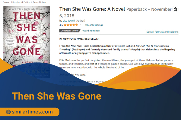 Books Similar to The Silent Patient: Top 20 Thriller Novels Then She Was Gone